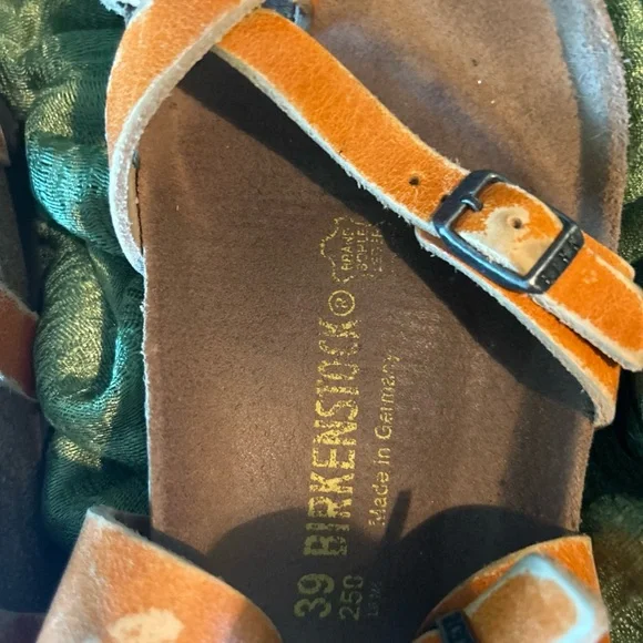 Birkenstock Women's Sandals in Orange Suede - Picture 2 of 12